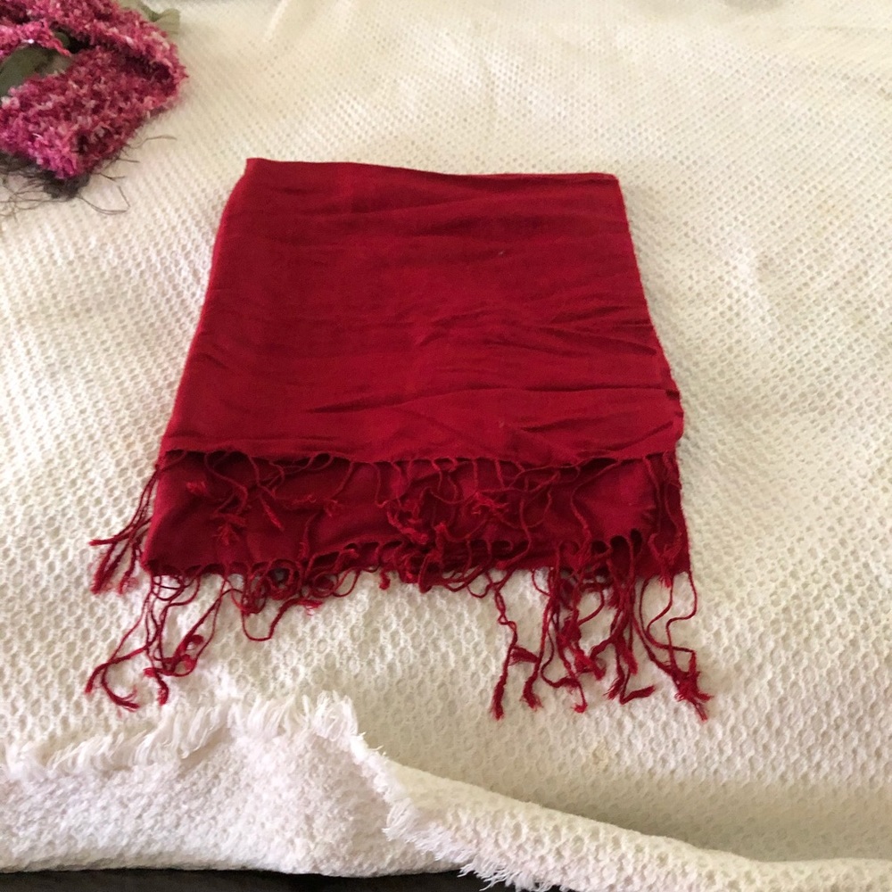 Red scarf